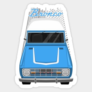 Ford Bronco 1st gen - Grabber Blue Sticker